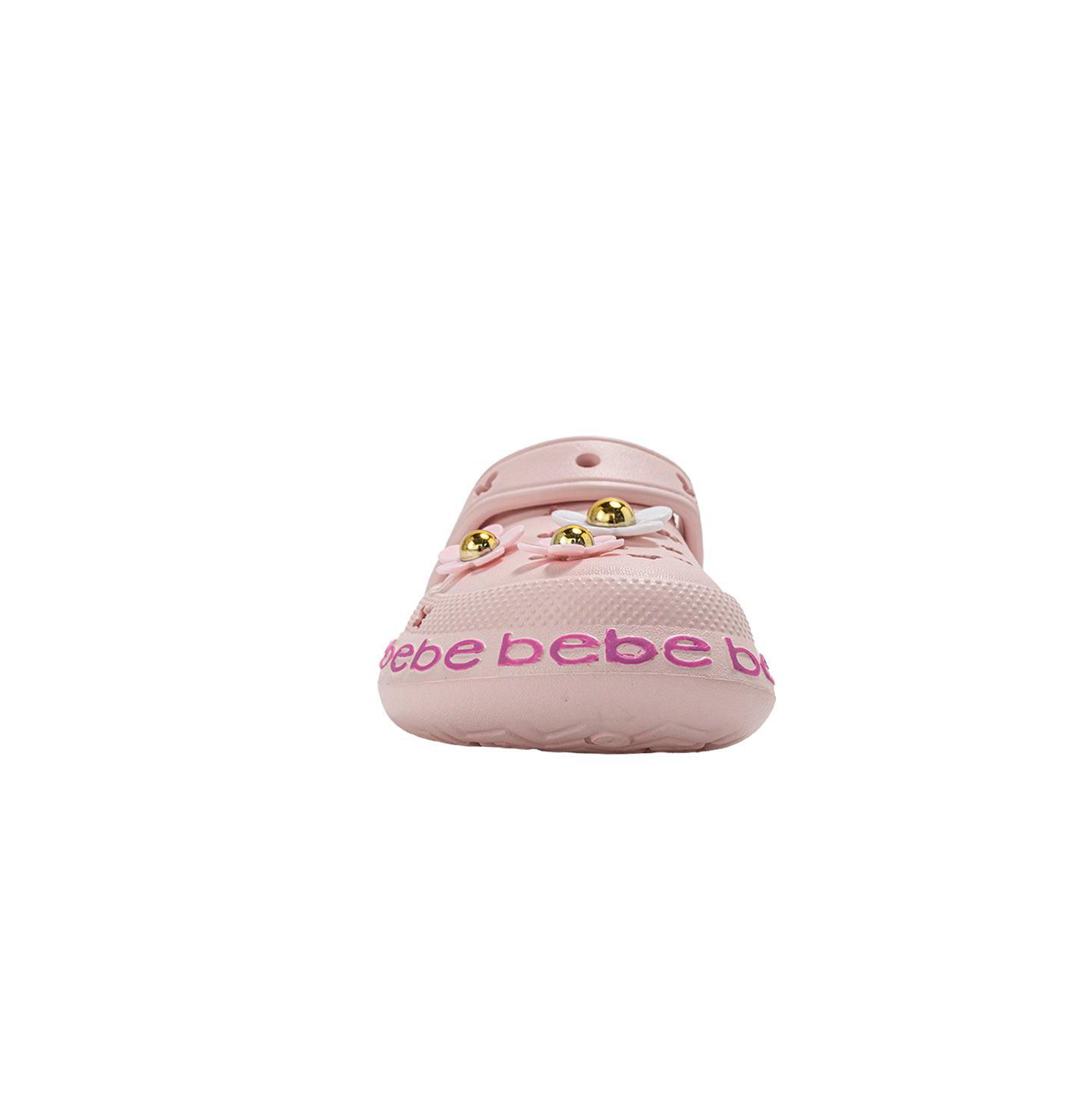 Детские сабо Bebe из EVA с цветочными подвесками, для девочки, цвет: Розовый — фото 5