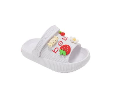 Little Girls Lightweight EVA Slide with Charms