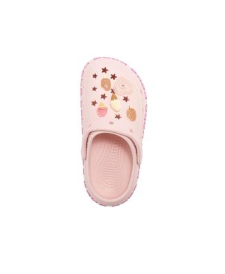 Girls EVA Slip - On with Treat and Logo Charms Clogs
