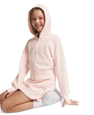 Girls' 7-16 Flocked Pull-On Skort