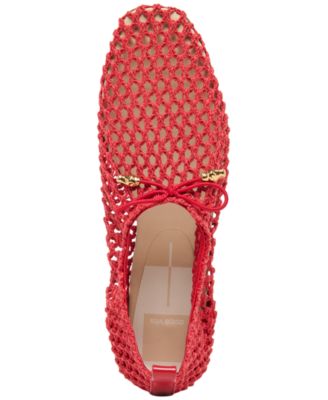 Women's Kaylyn Bow Tie Knit Slip-On Ballet Flats