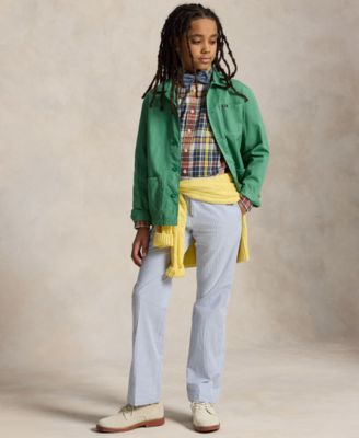 Boys' 8-20 Long-Sleeve Collared Shirt