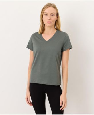 Women's Organic Cotton Essential V-Neck Tee