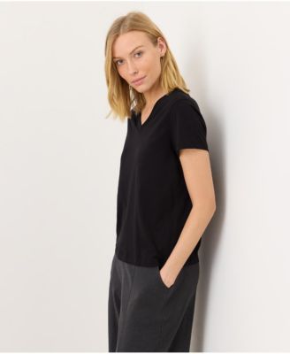 Women's Organic Cotton Essential V-Neck Tee