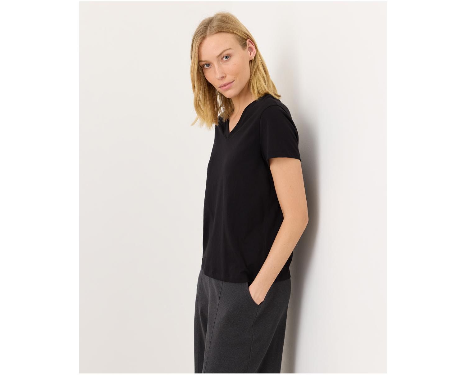 Women's Organic Cotton Softspun Essential V-Neck Tee