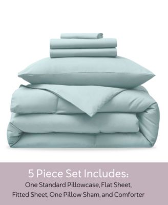 Luxury Soft Modern Design 5-Pc. Comforter Set, Twin