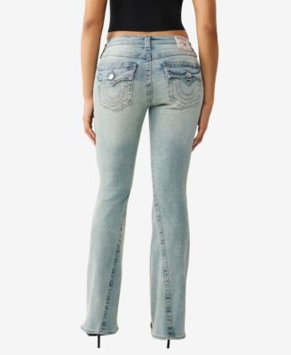 Women's Joey Mid-Rise Flare Big T Flap Jeans