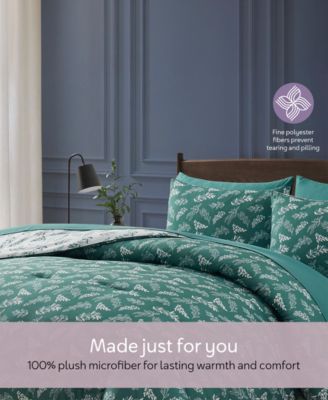 Luxury Soft Botanical Design 7-Pc. Comforter Set, King