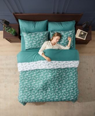 Luxury Soft Botanical Design 7-Pc. Comforter Set, King