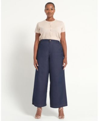 Women's Dakota High Rise Wide-Leg Denim Jean