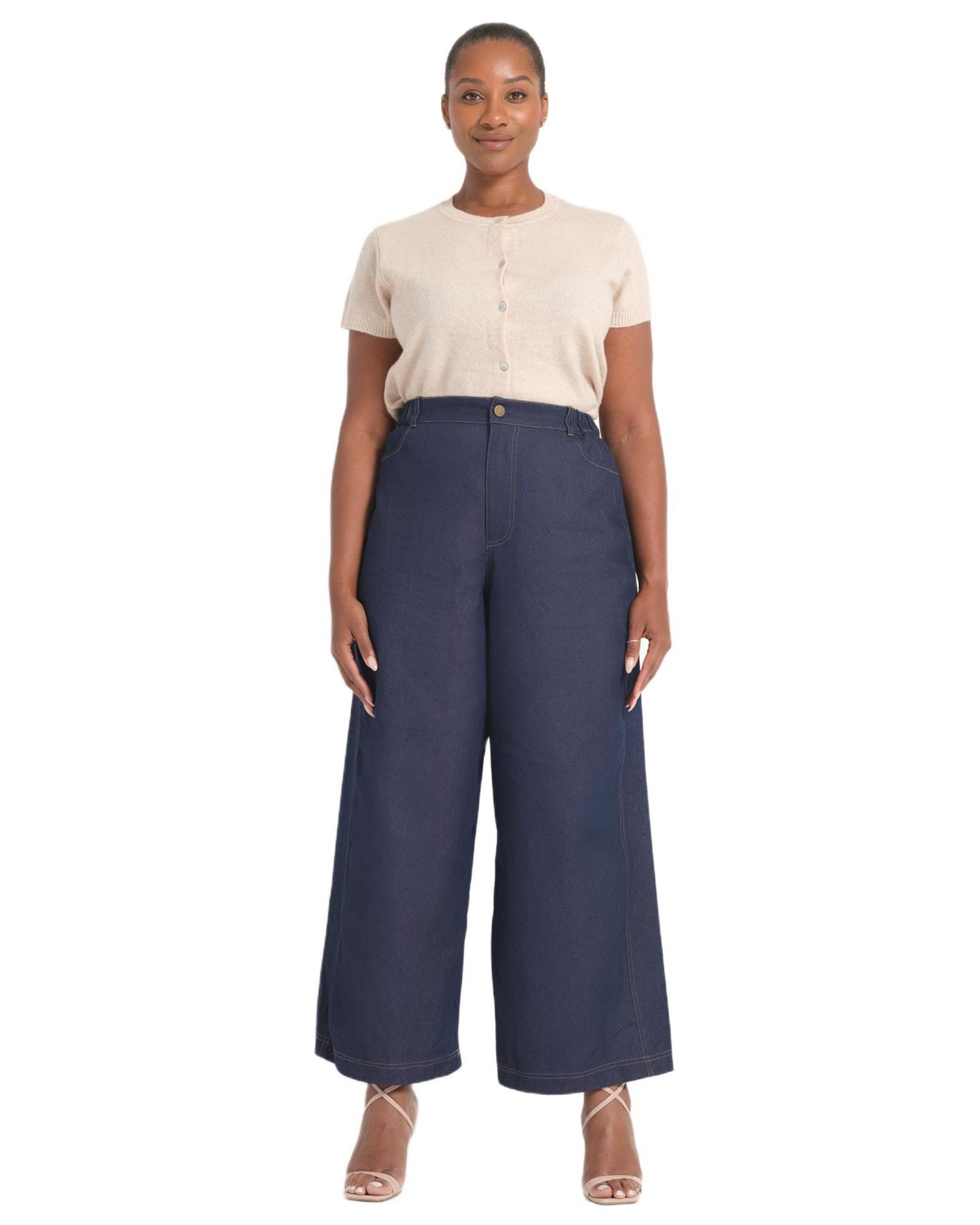 Women's Dakota High Rise Wide-Leg Denim Jean