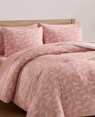 Luxury Soft Botanical Design 7-Pc. Comforter Set, Full