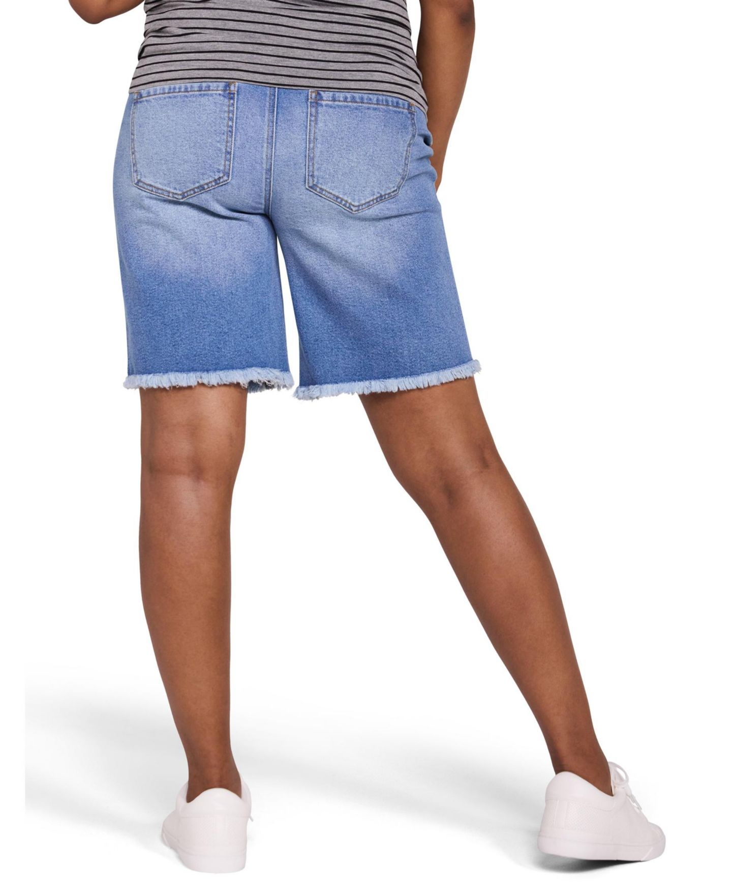 Женские шорты Motherhood Maternity Motherhood Under the Belly Dad Denim Short, цвет: Средняя варка — фото 2