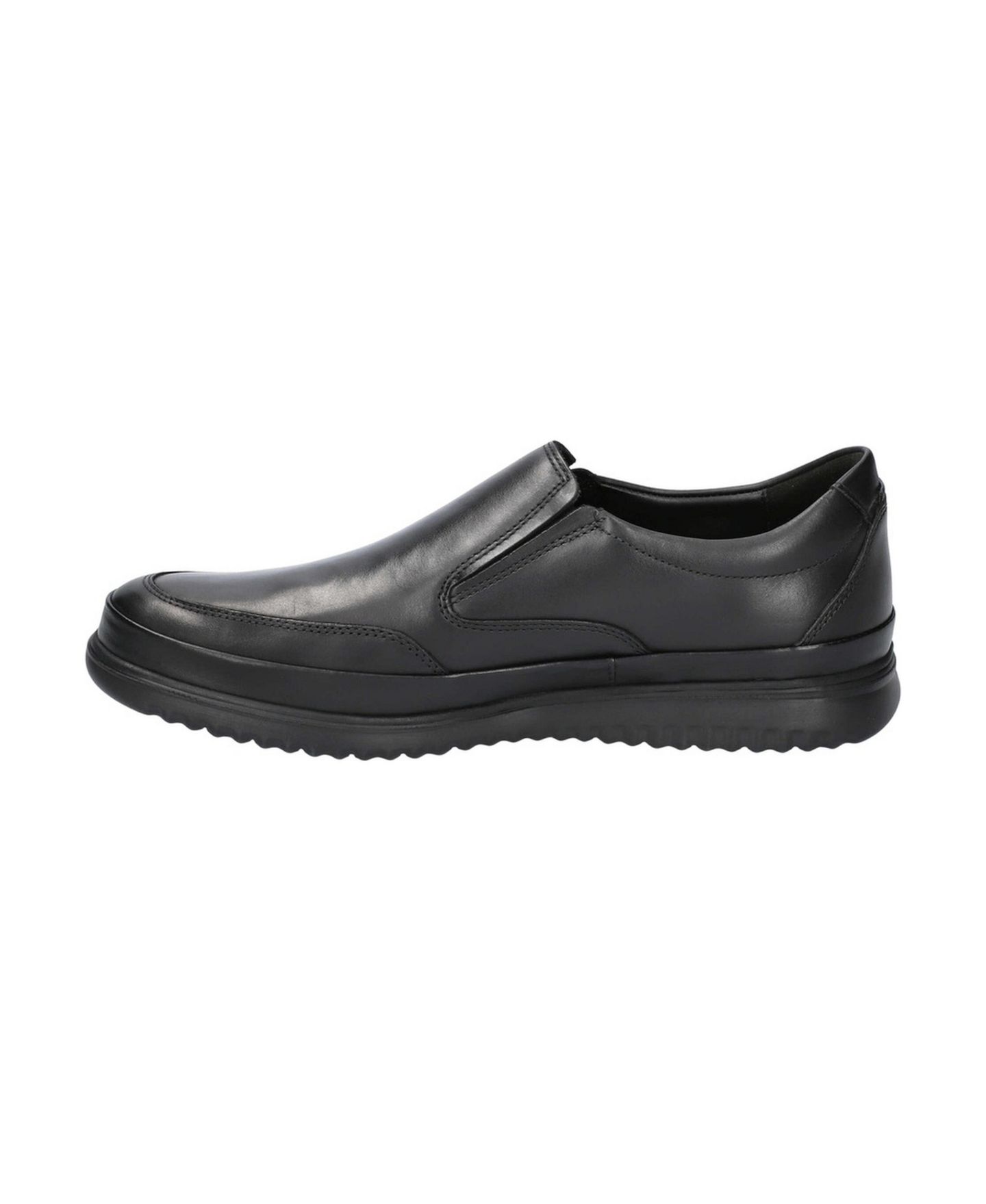 Мужские туфли Mephisto Twain Full-Grain Leather Slip-On Loafer, цвет: Чёрный — фото 3