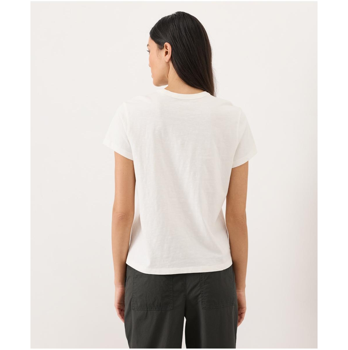 Pact Women's Organic Cotton Slub Crewneck Tee