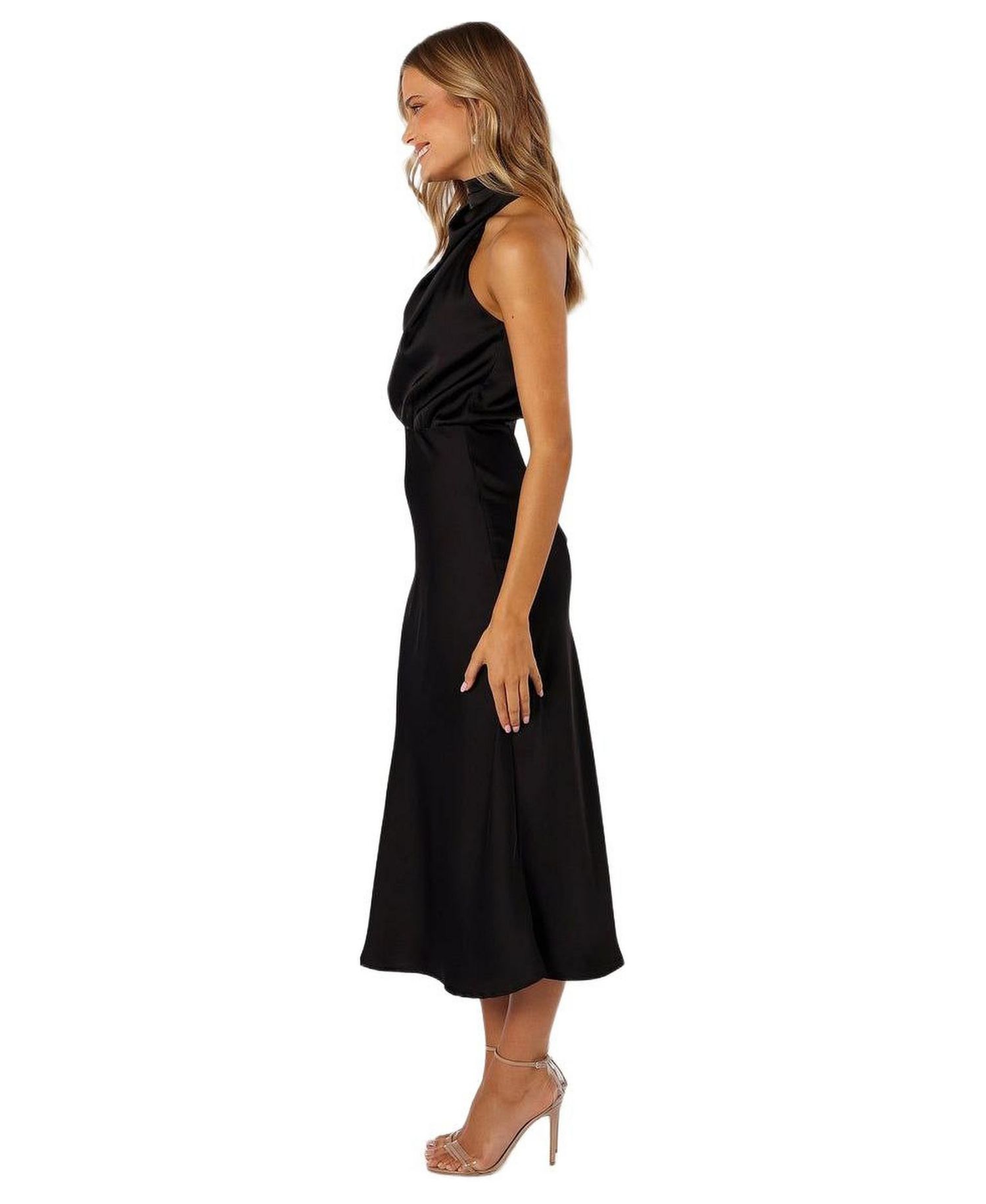 Women's Anabelle Halter Neck Midi Dress