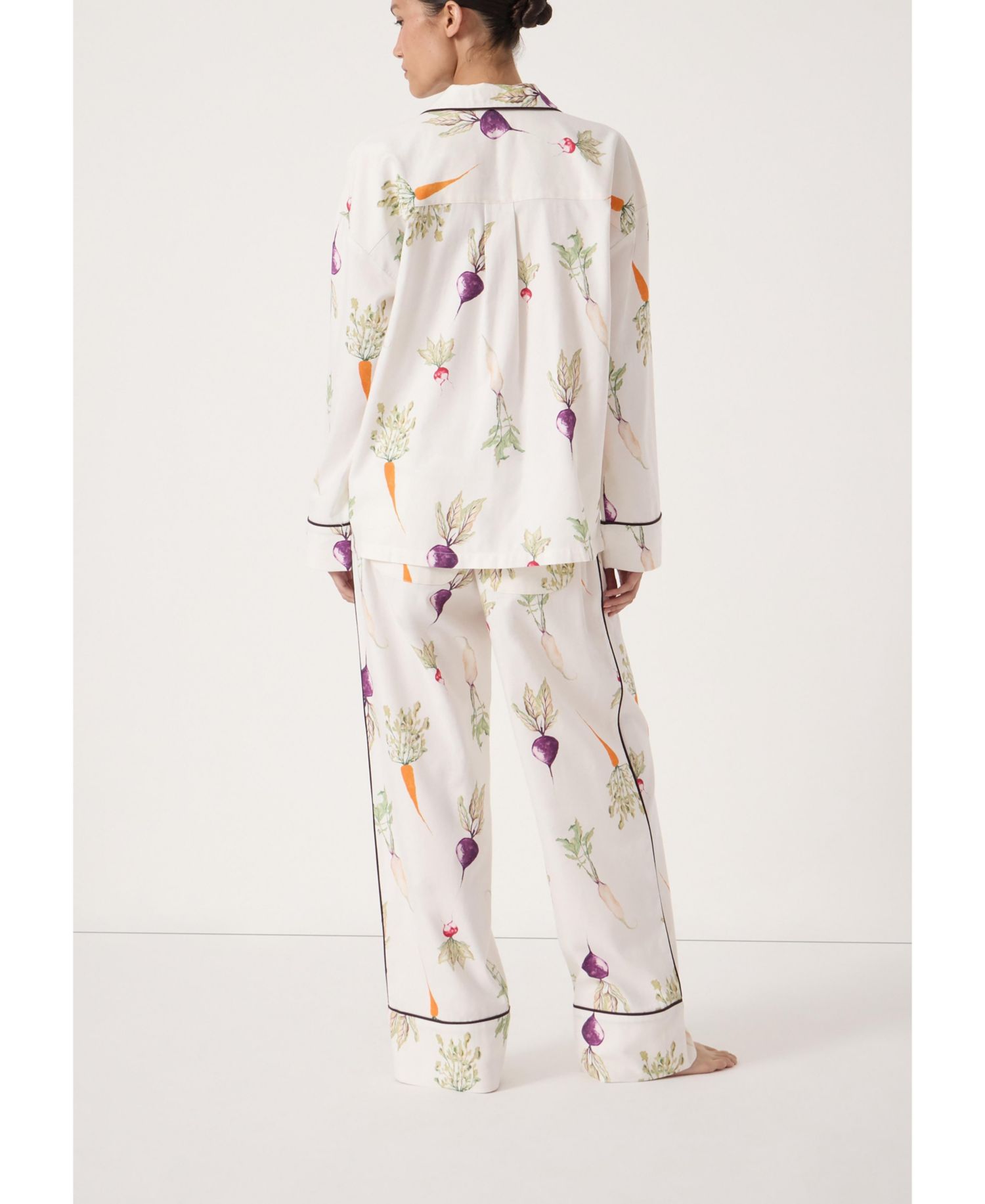 Women's Long Sleeve Brushed Cotton Pyjamas