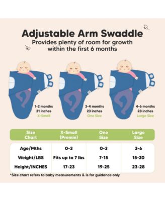 3pk Soothe Baby Swaddle, Organic Baby Swaddle Sleep Sacks, Newborn, Infant Swaddle Sack