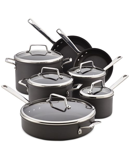 Anolon Authority HardAnodized 12Pc. Cookware Set & Reviews Cookware