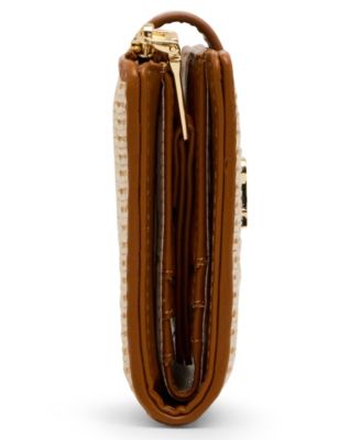 Jem Raffia Bifold Mini Card Case Wallet