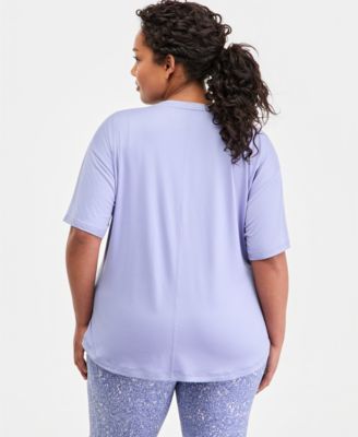 Plus Size V-Neck Performance Tee
