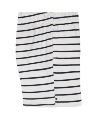 Boys' 2T-7 Striped French Terry T-Shirt and Shorts, 2-Piece Set