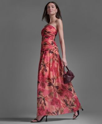 Women's Strapless Maxi Dress