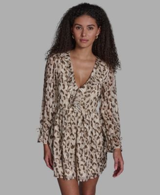 Women's Long-Sleeve Mini Dress