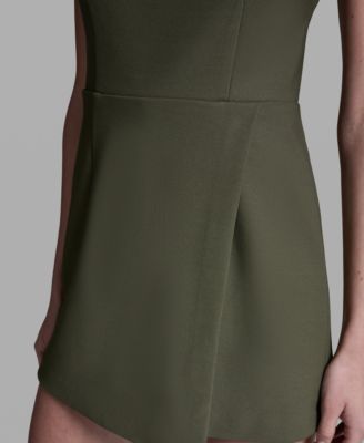 Women's Sleeveless Mini Romper Dress