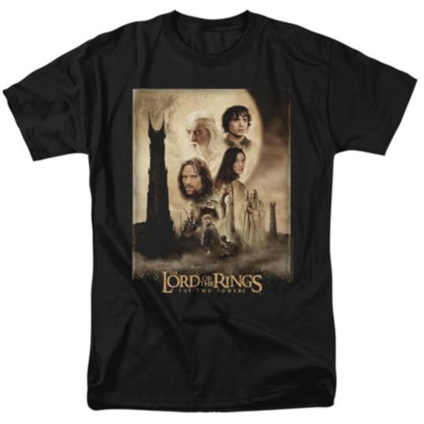 Мужская футболка Lord Of The Rings LOR TT Poster, цвет: Чёрный