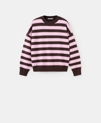 Women's Knit Striped Sweater