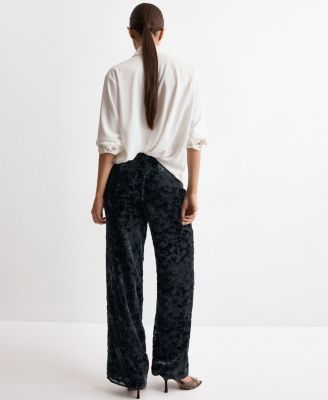 Women's Straight Devore Pants