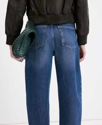 Women's High-Waisted Barrel Jeans