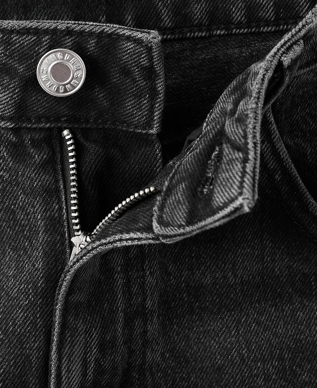 Mango Women's Straight Low-Waist Jeans view 3 — MAYCSS fashion products