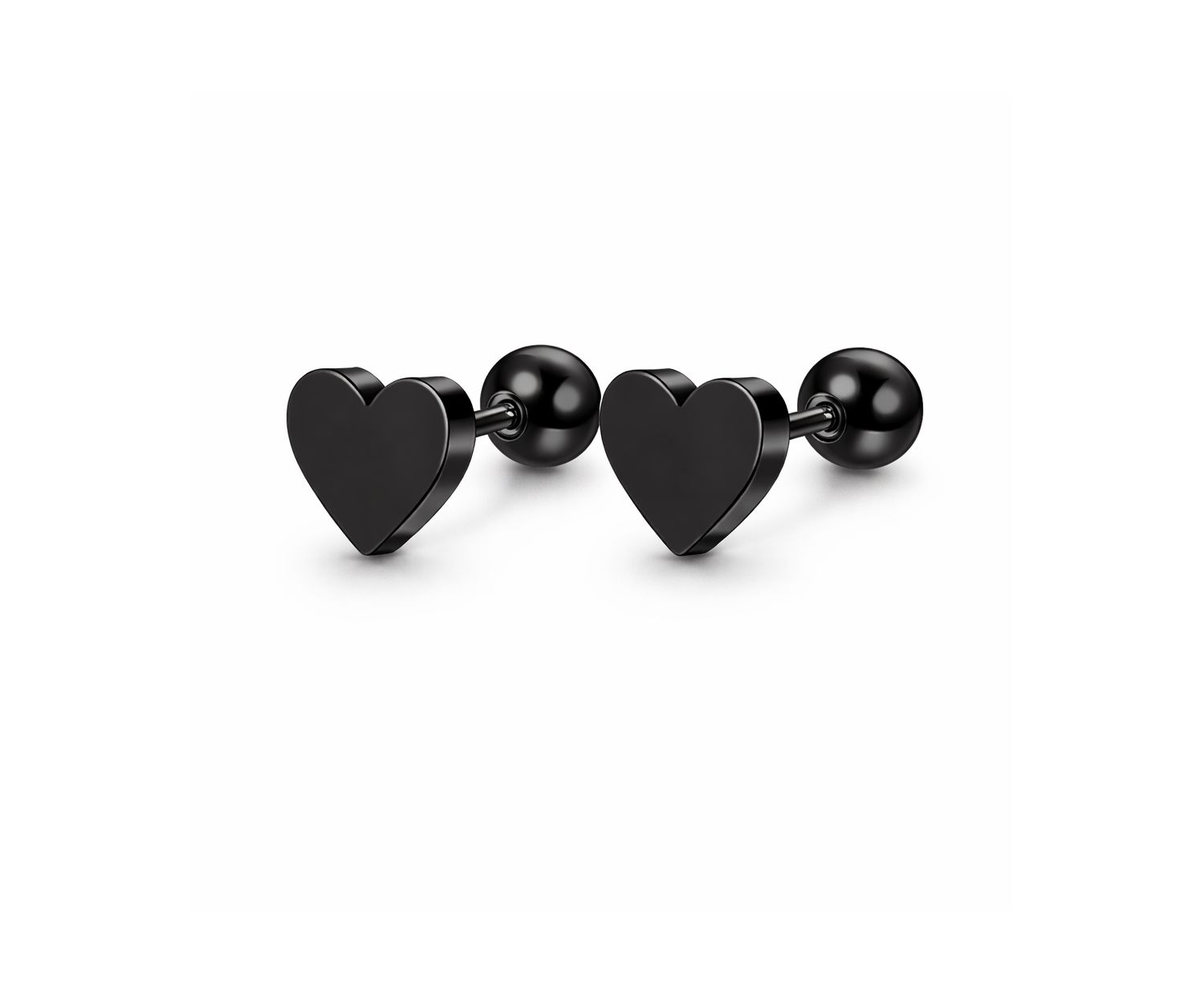 Heart Stud Earrings