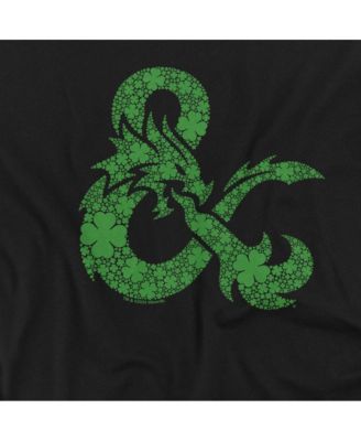Men's Dungeons And Dragons St. Patrick's Day Shamrock Logo T-Shirt