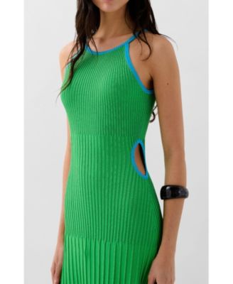 Women's Lurex Knit Open Dress
