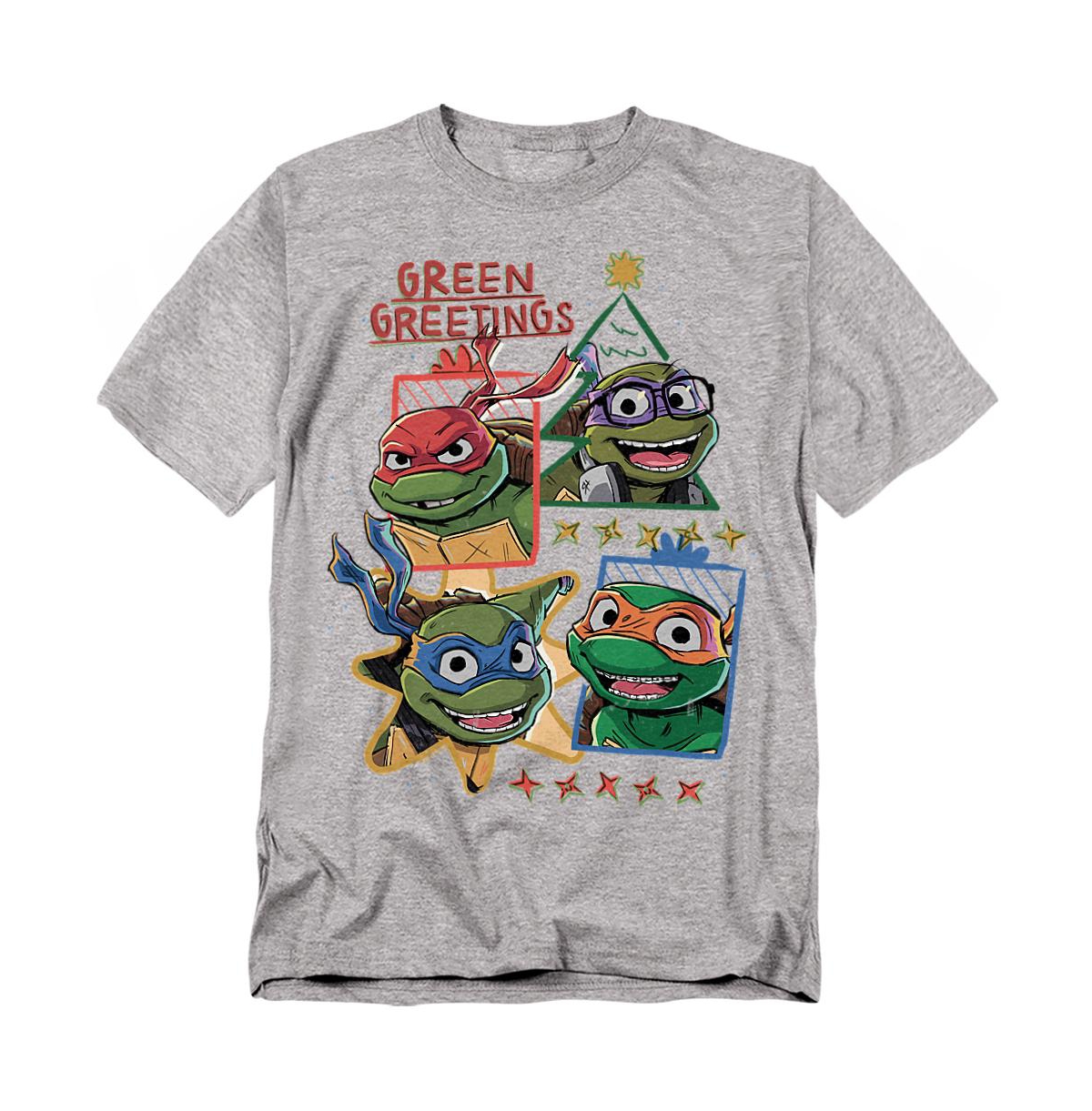 Teenage Mutant Ninja Turtles Men's Mayhem Christmas Greetings T-Shirt
