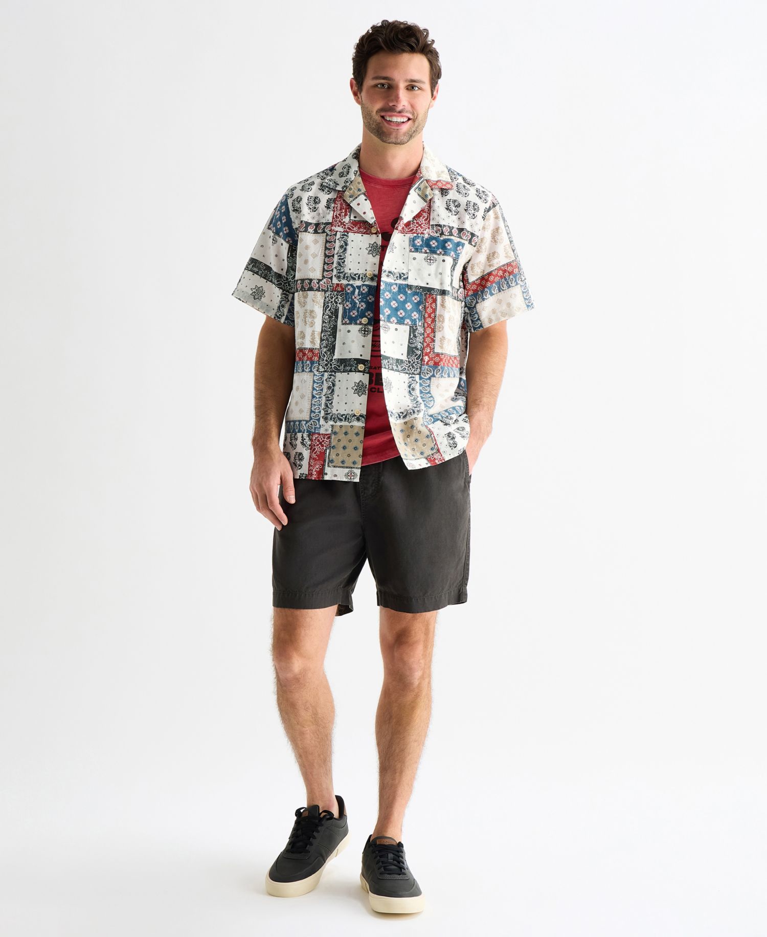 Men's 7" Pull-On Linen Shorts