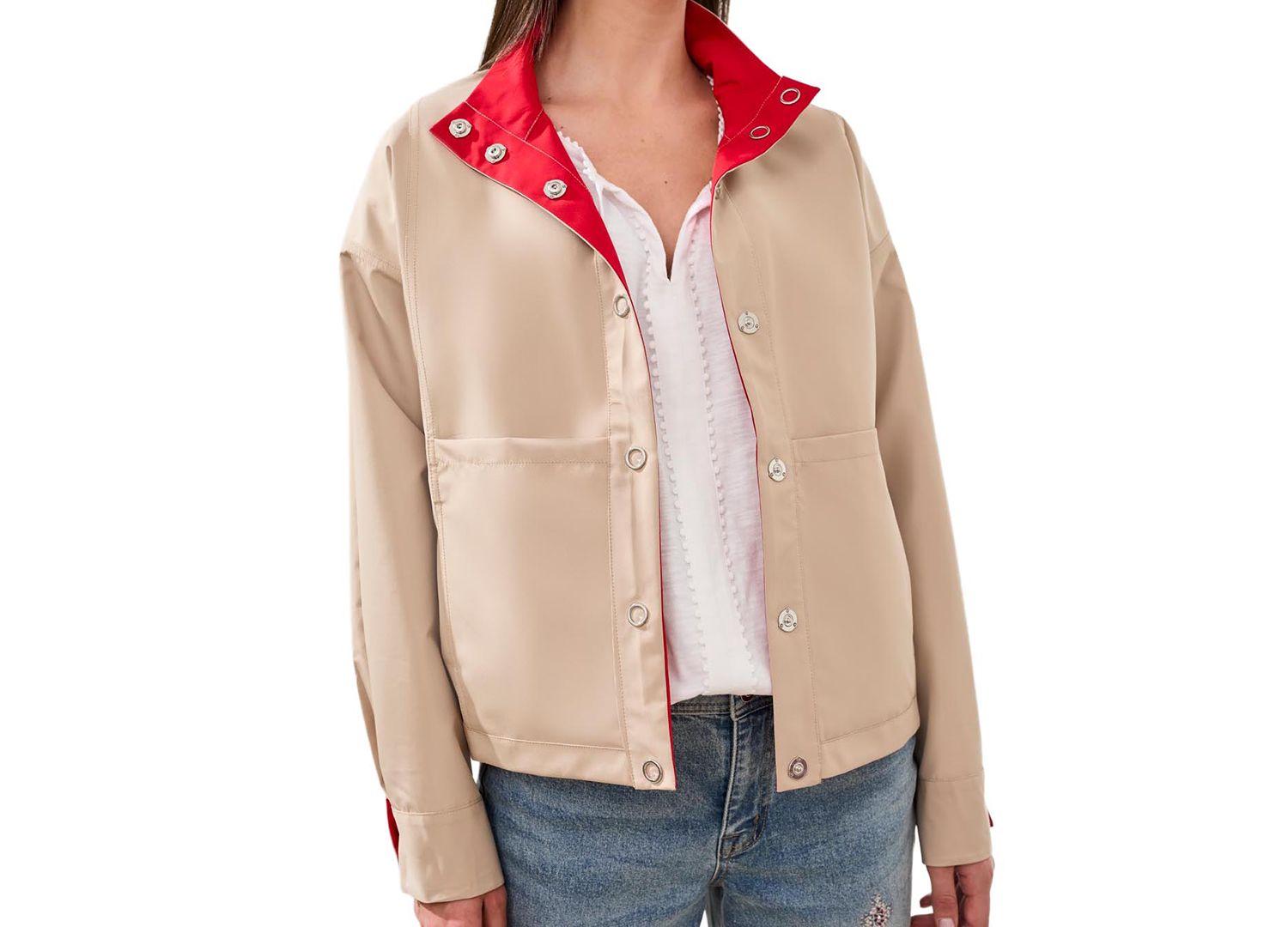 Women's Reversible Snap-Front Jacket