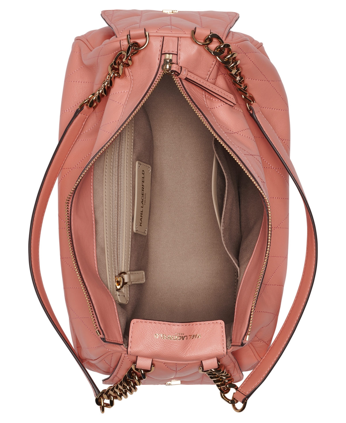 Karl Lagerfeld Paris Lafayette Medium Zip-Top Satchel Bag