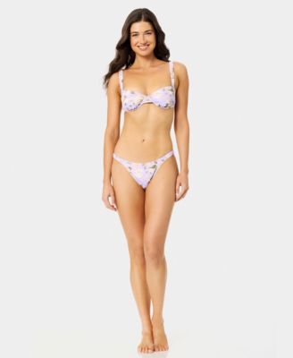 Women's Blooming Garden Bungie Balconette Underwire Bikini Top