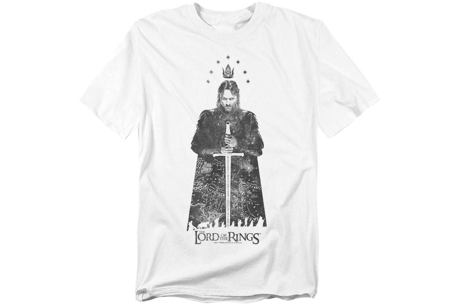 Men's Aragorn Map Fellowship T-Shirt