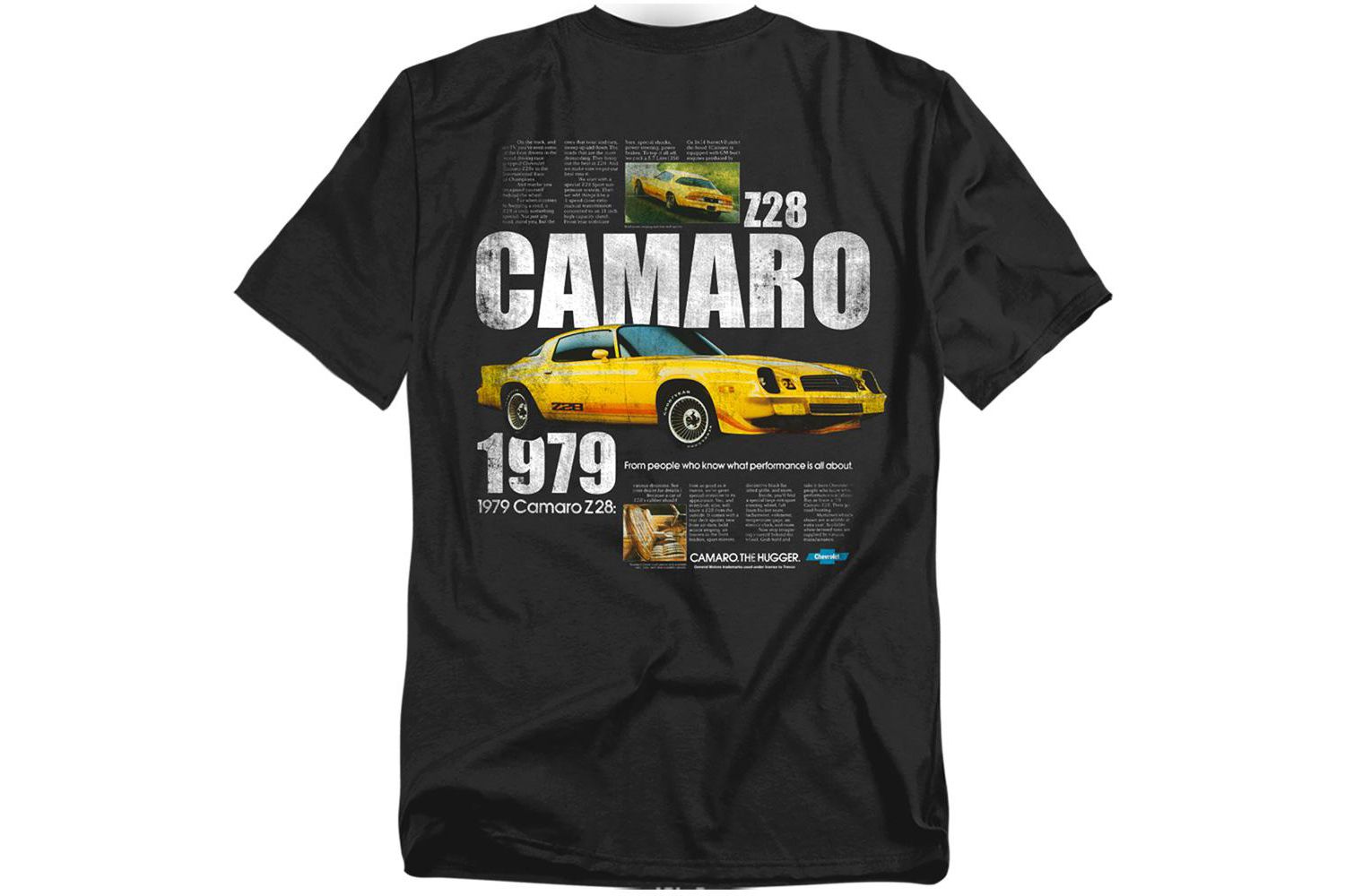 Men's Chevrolet Camaro Z28 Back T-Shirt