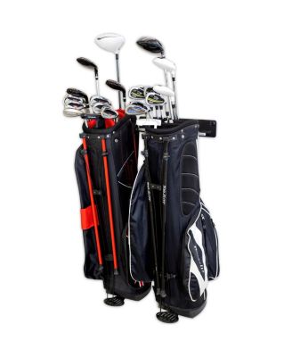 Torrey Pines Golf Bag Storage Rack | Holds 2 Golf Bags