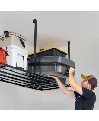 3' x 8' Faber Overhead Garage Shelving | Holds 700 lbs