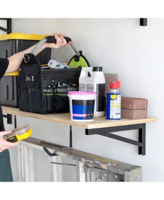 DIY Wall Shelf Brackets | Heavy Duty Garage Wall Shelves