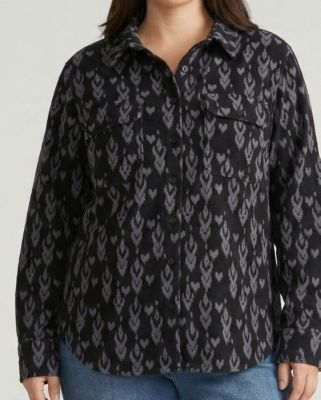 Plus Size Maine Stretch Flannel Shirt