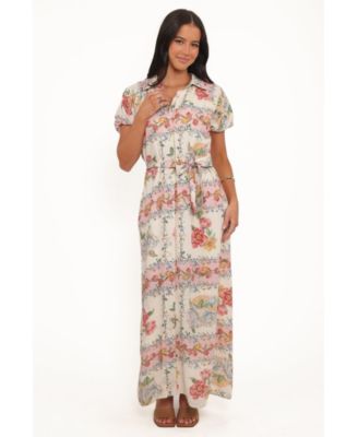 Women's James Button Through Maxi Dress
