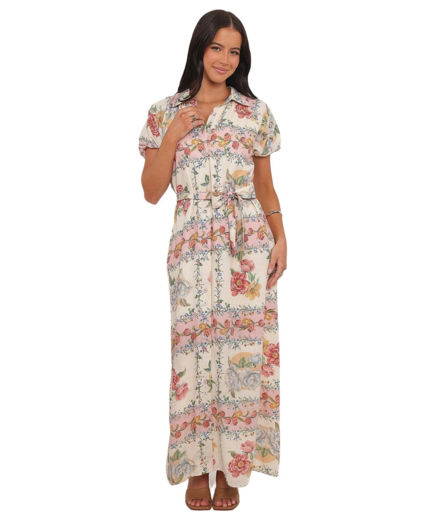 Women's James Button Through Maxi Dress